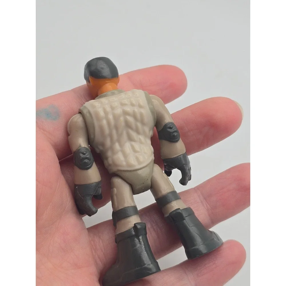 Imaginext Jurassic World Action Figure 3 Inch Grey Dino Worker Park Agent